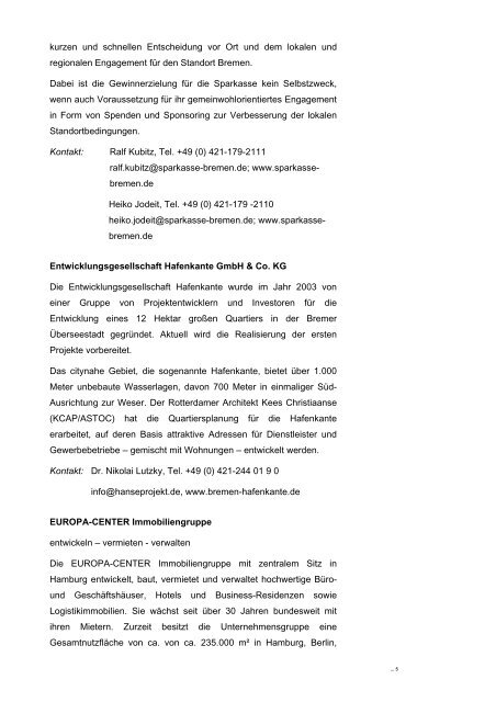 Pressemitteilung Bremen und Bremerhaven zeigen Immobilien ...