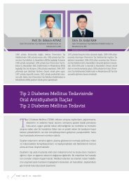 Tip 2 Diabetes Mellitus Tedavisinde Oral Antidiyabetik Ã„Â°laÃƒÂ§lar Tip 2 ...