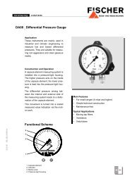 Functional Scheme DA08 Differential Pressure Gauge