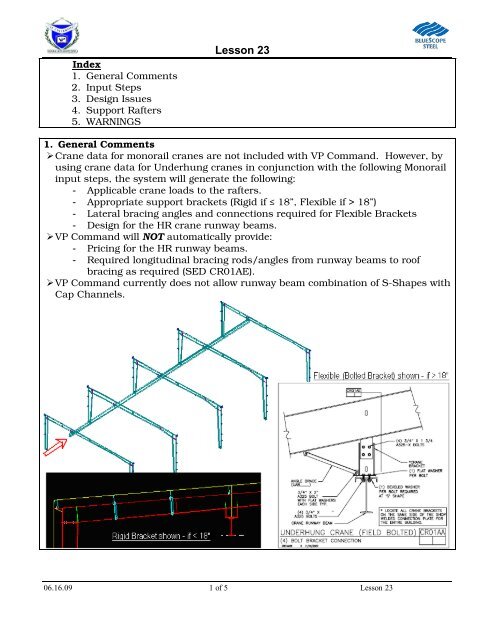 Lesson 23 - Monorail Crane - VP Buildings