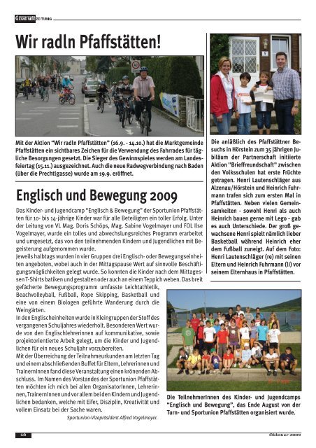 gelangen Sie zur Gemeindezeitung, Ausgabe 20 ... - PfaffstÃ¤tten