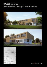 Wettbewerbe: Schulhaus 'Bürgli' Wallisellen - CH-Architekten