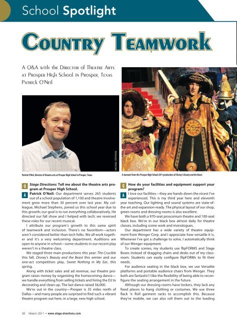 Country Teamwork - Stage Directions Magazine