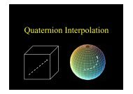Quaternion Interpolation