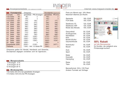 Kaiserslauterns auflagenstärkstes Magazin