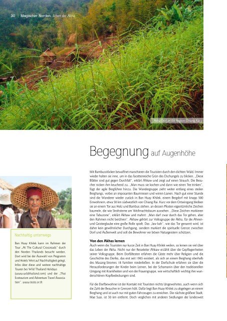 Thailand Reisemagazin 2011