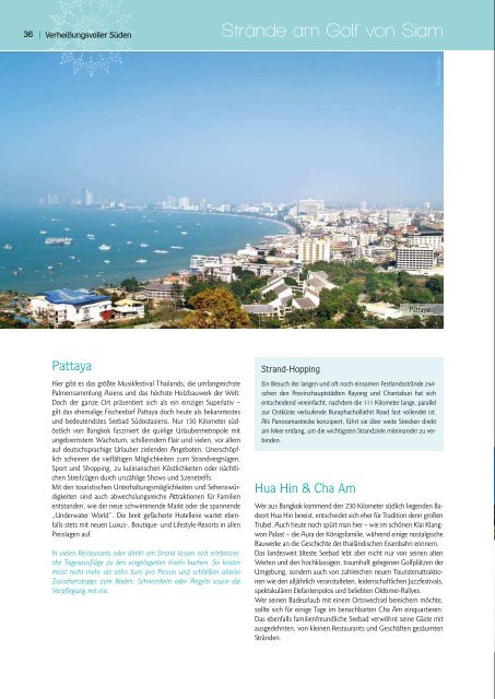 Thailand Reisemagazin 2011