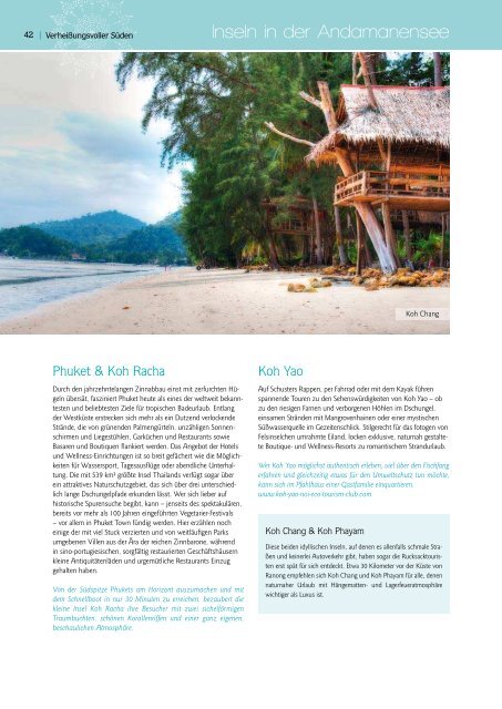 Thailand Reisemagazin 2011