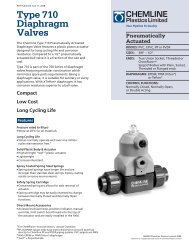 Type 710 Diaphragm Valves - Kube Engineering