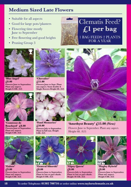 Catalogue Growing Guide - Taylors Clematis