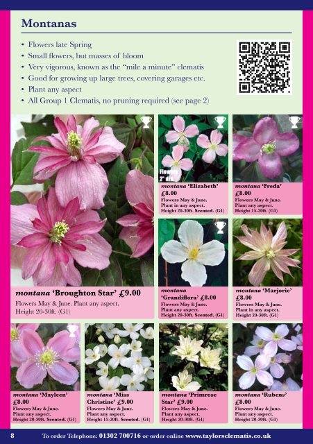 Catalogue Growing Guide - Taylors Clematis