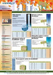 Syksyn tarjoukset - VWR-International GmbH