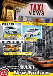 TAXI New-Yorkais - TAXI News