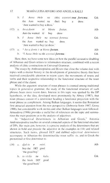 Comparative Syntax of the Balkan Languages (Oxford ... - Cryptm.org