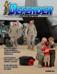 2012 Q2 - West Virginia Army National Guard - U.S. Army