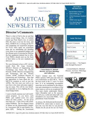 AFMETCAL Newsletter