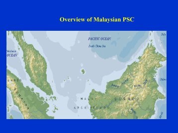 Overview of Malaysian PSC - CCOP