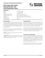 5451 Plug-in Rate-of-Rise Thermal Detector with Fixed Temperature ...