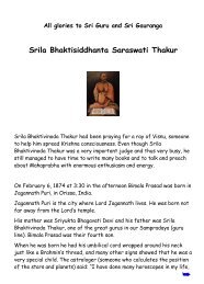 Srila Bhaktisiddhanta Saraswati Thakur - Sri Chaitanya Saraswat Math