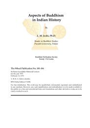 Aspects of Buddhism in Indian History - Buddhist Publication Society