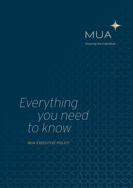 MUA Executive Policy - Van Flymen & Associates