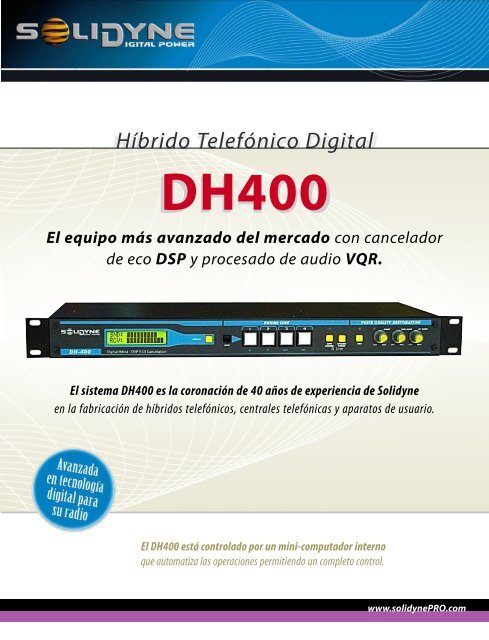 Hibrido Digital DH 400 - Solidyne