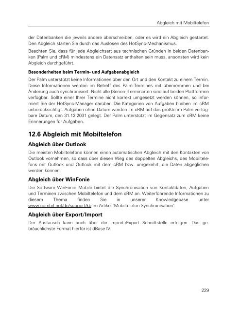 combit Relationship Manager - Handbuch - combit GmbH