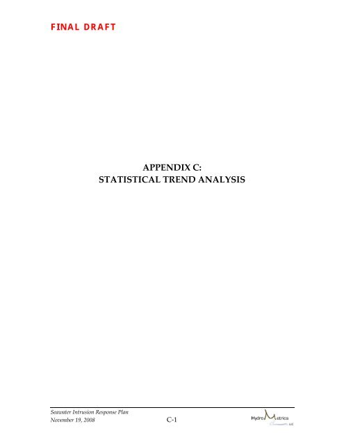 indicators of seawater intrusion - Seasidebasinwatermaster.org