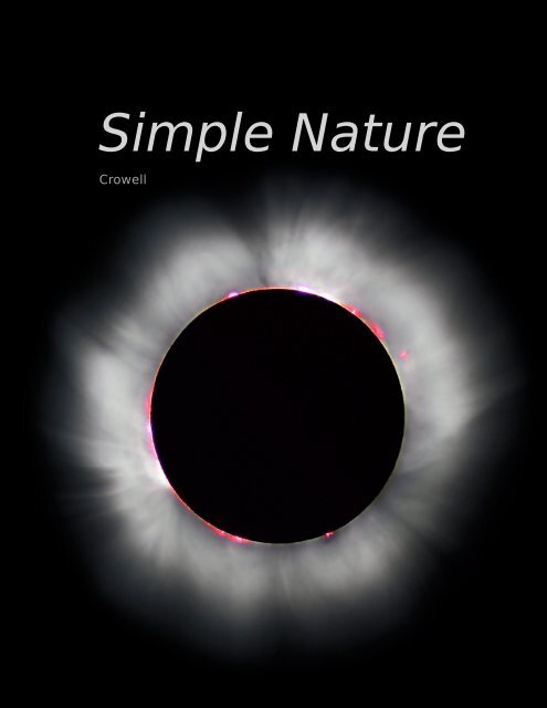 Simple Nature - Light and Matter