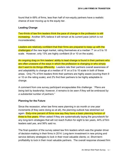 MPF WHITE PAPER - AW 2014 Law Firms in Transition - 10-21-14