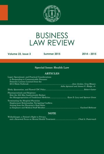 University-of-Miami-Business-Law-Review-Volume-23-Issue-Three-Summer-2015