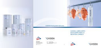 cassida lubricantes - soluciones para la industria cárnica