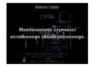 Monitorowanie czynnoÅci OUN [11,2 MB]. WykÅad z kursu ...