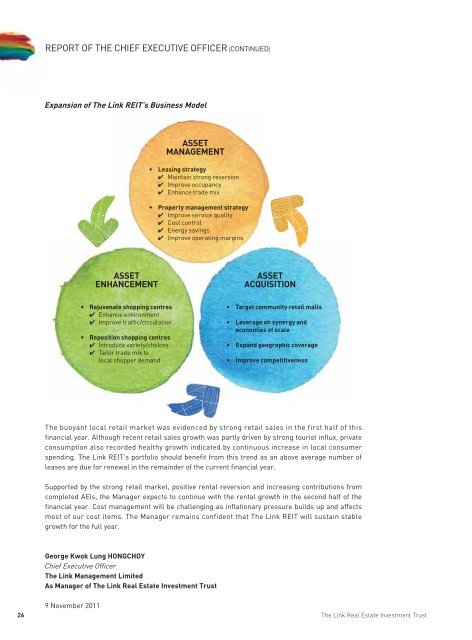 INTERIM REPORT - The Link REIT