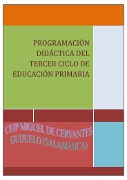 programaciÃ³n didÃ¡ctica del tercer ciclo de educaciÃ³n primaria