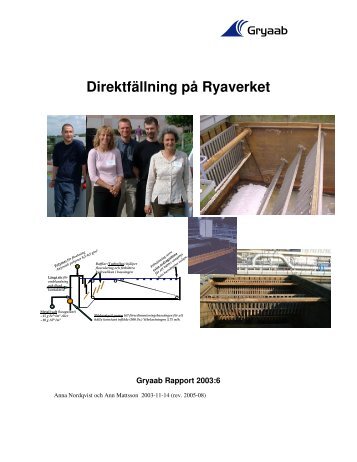 Direktfällning på Ryaverket - Gryaab