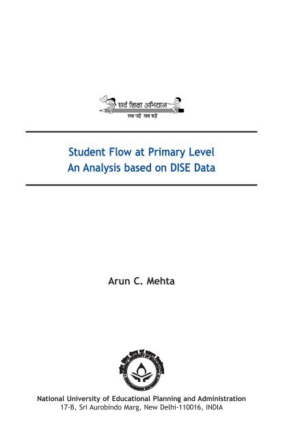 Student Flow at Primary Level - DISE