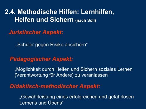 Methodische Hilfsmittel und Lernhilfen - Personal-training-dortmund ...