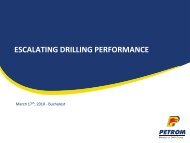 ESCALATING DRILLING PERFORMANCE - Petroleumclub.ro