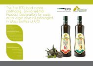 EPD Oasis Extra Virgin Olive Oil - The International EPDÂ® System