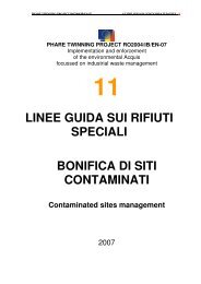 Bonifiche di siti contaminati - ARPAL