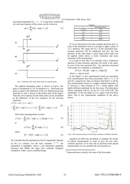 Online proceedings - EDA Publishing Association