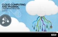 Cloud Computing and Pharma: A Prescription for Success - KellyOCG