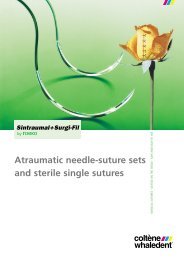 Atraumatic needle-suture sets and sterile single ... - Front Dent Kft.