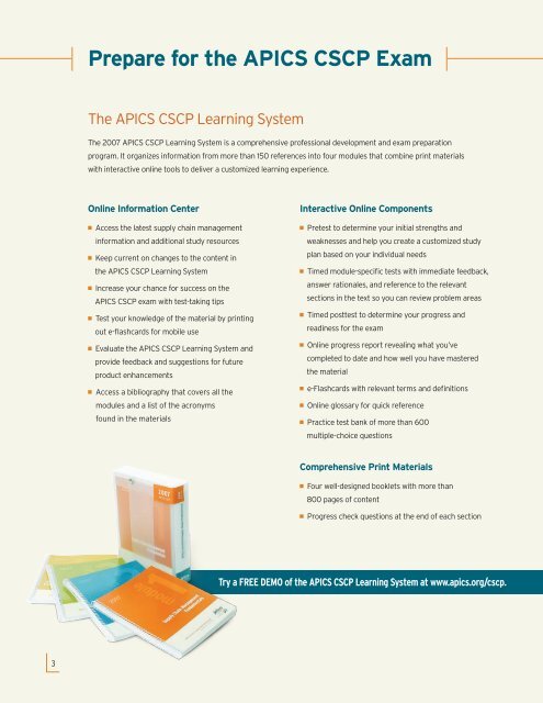 APICS Certified Supply Chain Professional®