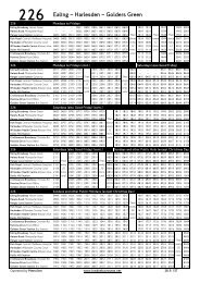 226 Ealing â Harlesden â Golders Green - London Bus Routes