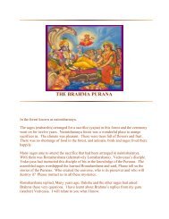 THE BRAHMA PURANA - Vedic Yagya Center