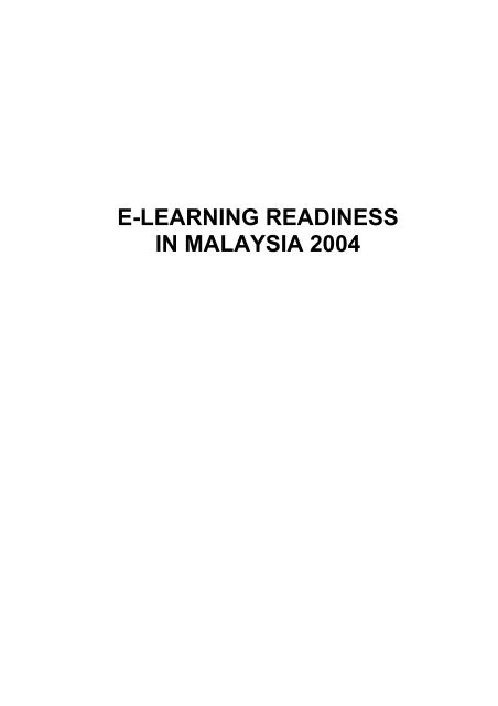 e-learning readiness - Asia Pacific Region - Open University Malaysia