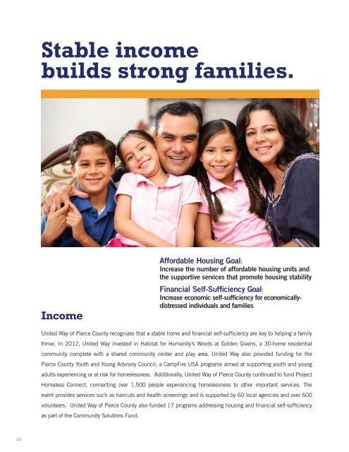 Our Annual Report - United Way of Pierce County