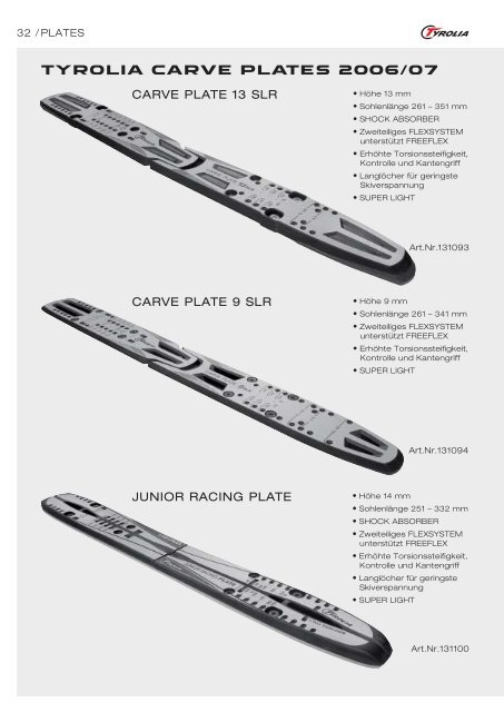 Technisches Handbuch - Tyrolia